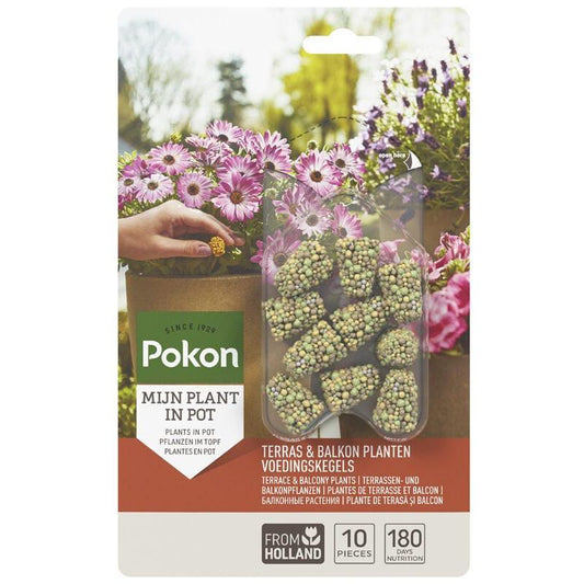 Terras&Balkon Planten Voedingskegels - 10x