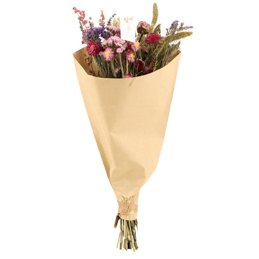 Droogbloemen Field Bouquet Pink - Ø25 - ↨60cm